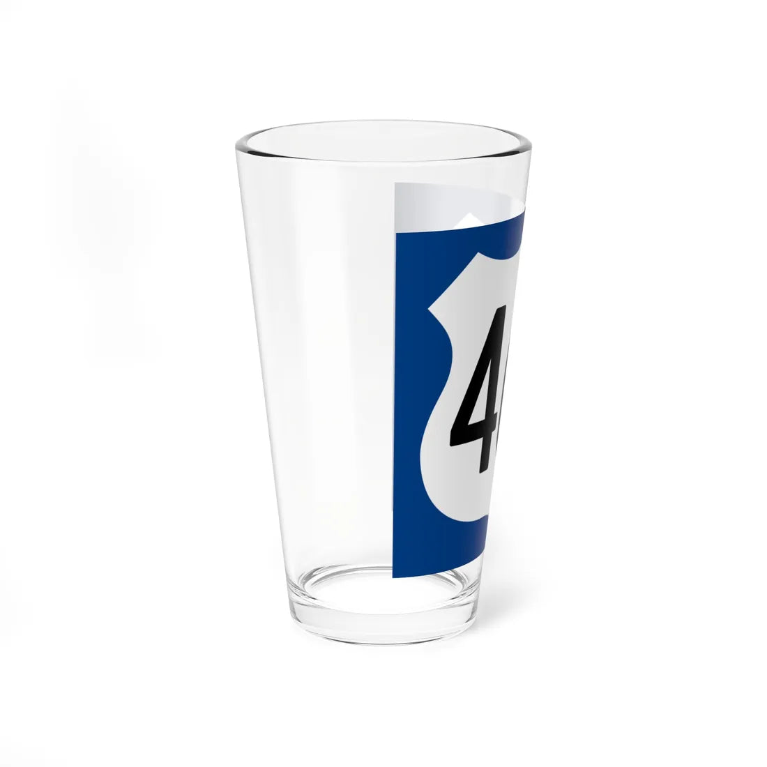 US 466 AZ 1960 west (Arizona) (Road Sign) Pint Glss 16oz - Go Mug Yourself
