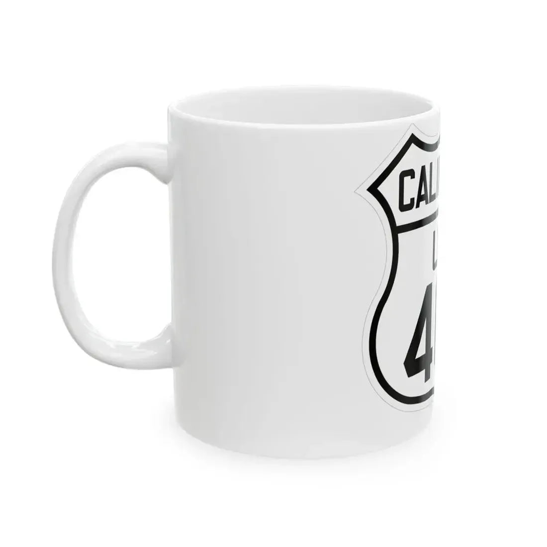 US 466 California 1926 (California) (Road Sign) White Coffee Mug - Go Mug Yourself