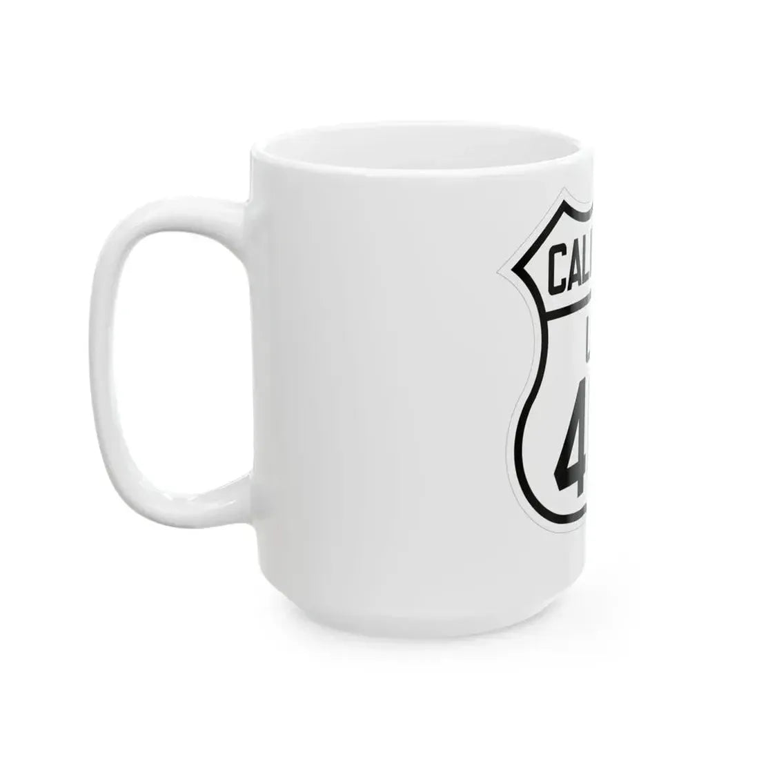 US 466 California 1926 (California) (Road Sign) White Coffee Mug - Go Mug Yourself