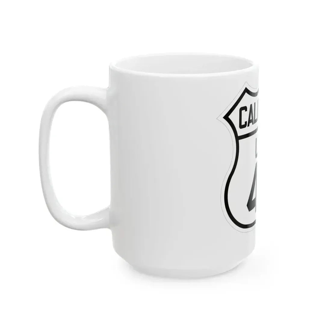 US 48 California 1926 (California) (Road Sign) White Coffee Mug - Go Mug Yourself