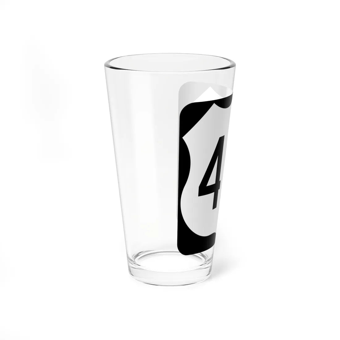 US 49W (Mississippi) (Road Sign) Pint Glss 16oz - Go Mug Yourself