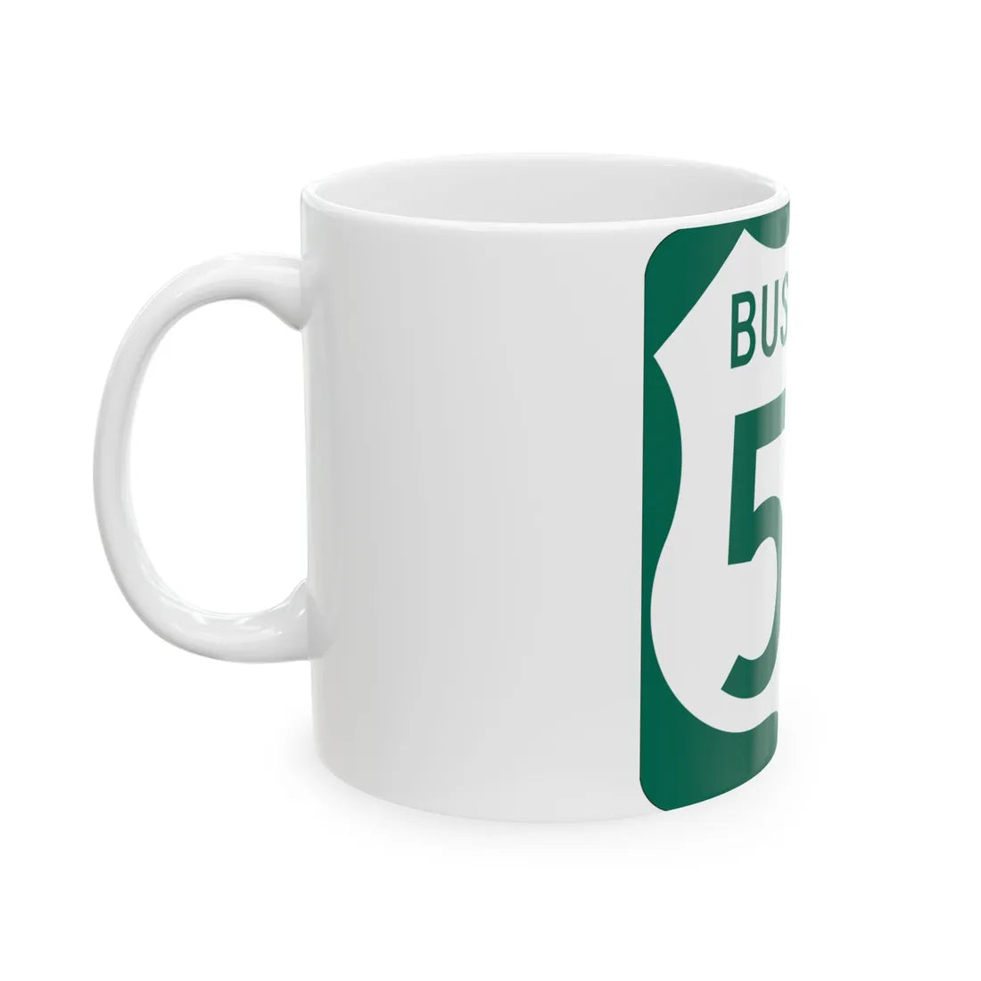 US 50 Business MD (Maryland) (Road Sign) White Coffee Mug - Go Mug Yourself