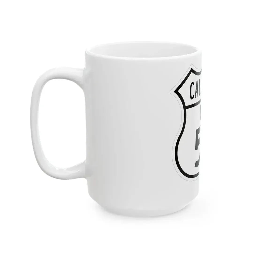 US 50 California 1948 (California) (Road Sign) White Coffee Mug - Go Mug Yourself