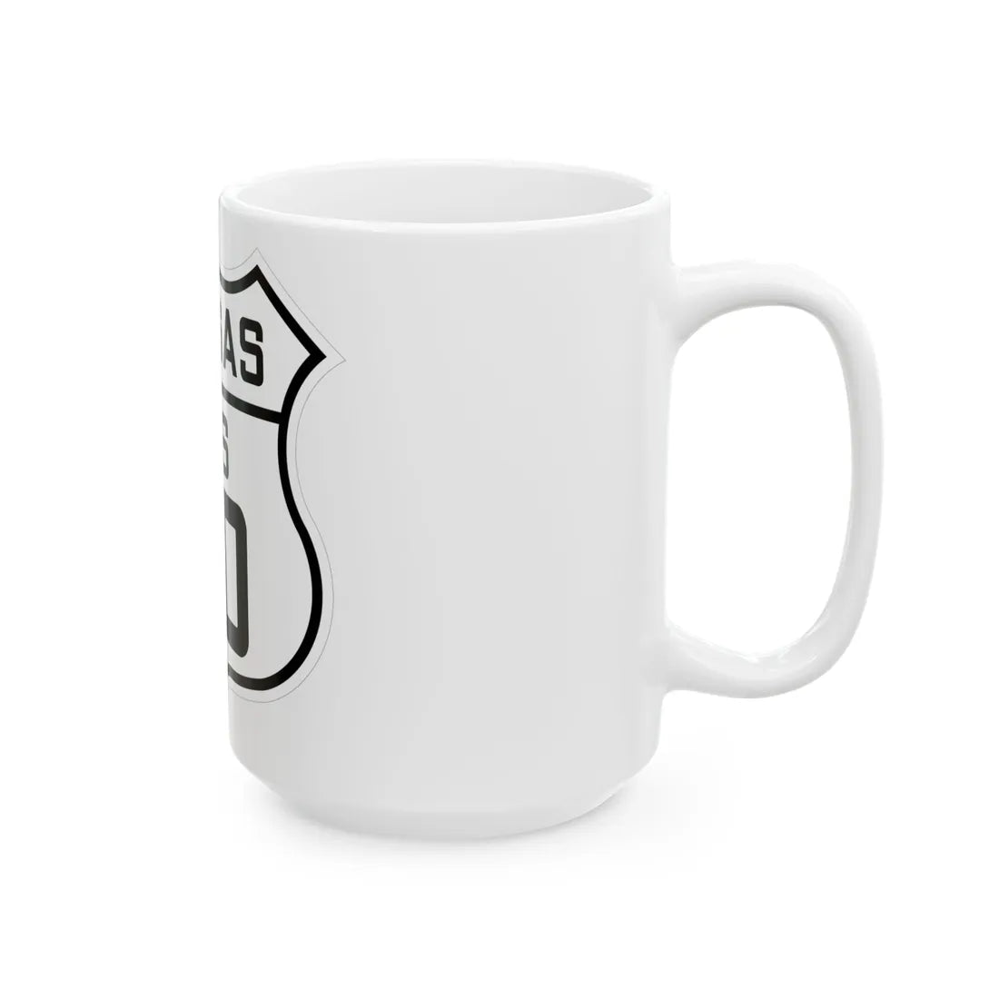 US 50 Kansas 1926 (Kansas) (Road Sign) White Coffee Mug - Go Mug Yourself