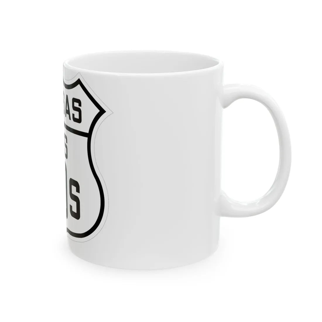 US 50S Kansas 1926 (Kansas) (Road Sign) White Coffee Mug - Go Mug Yourself