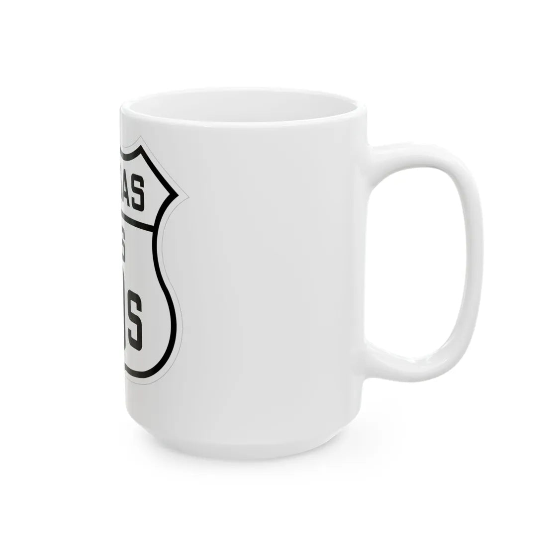 US 50S Kansas 1926 (Kansas) (Road Sign) White Coffee Mug - Go Mug Yourself