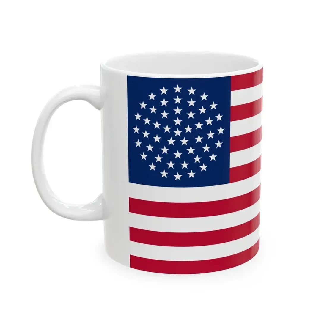 US 51-star alternate flag (United States) White Coffee Mug - Go Mug Yourself