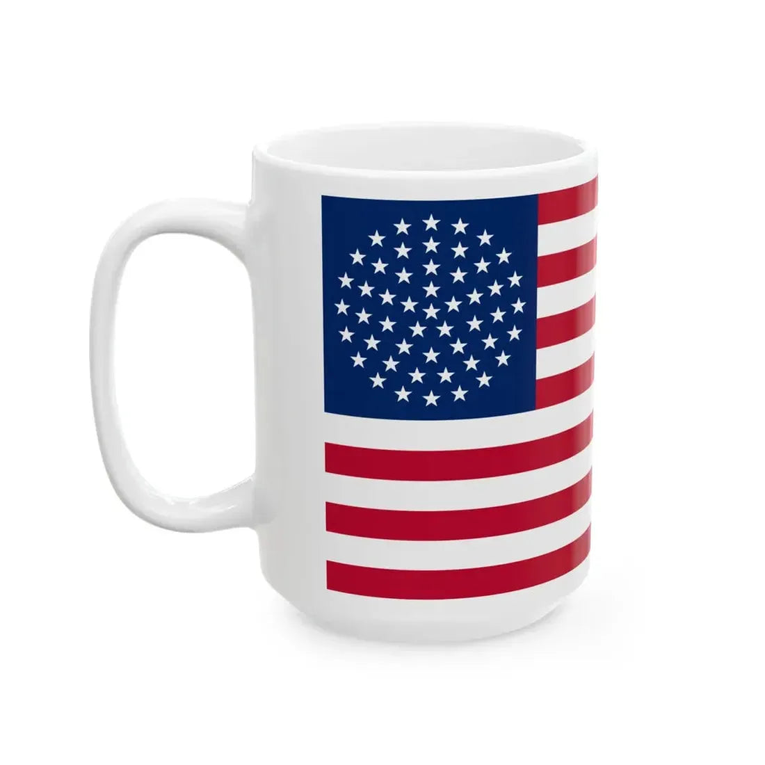US 51-star alternate flag (United States) White Coffee Mug - Go Mug Yourself