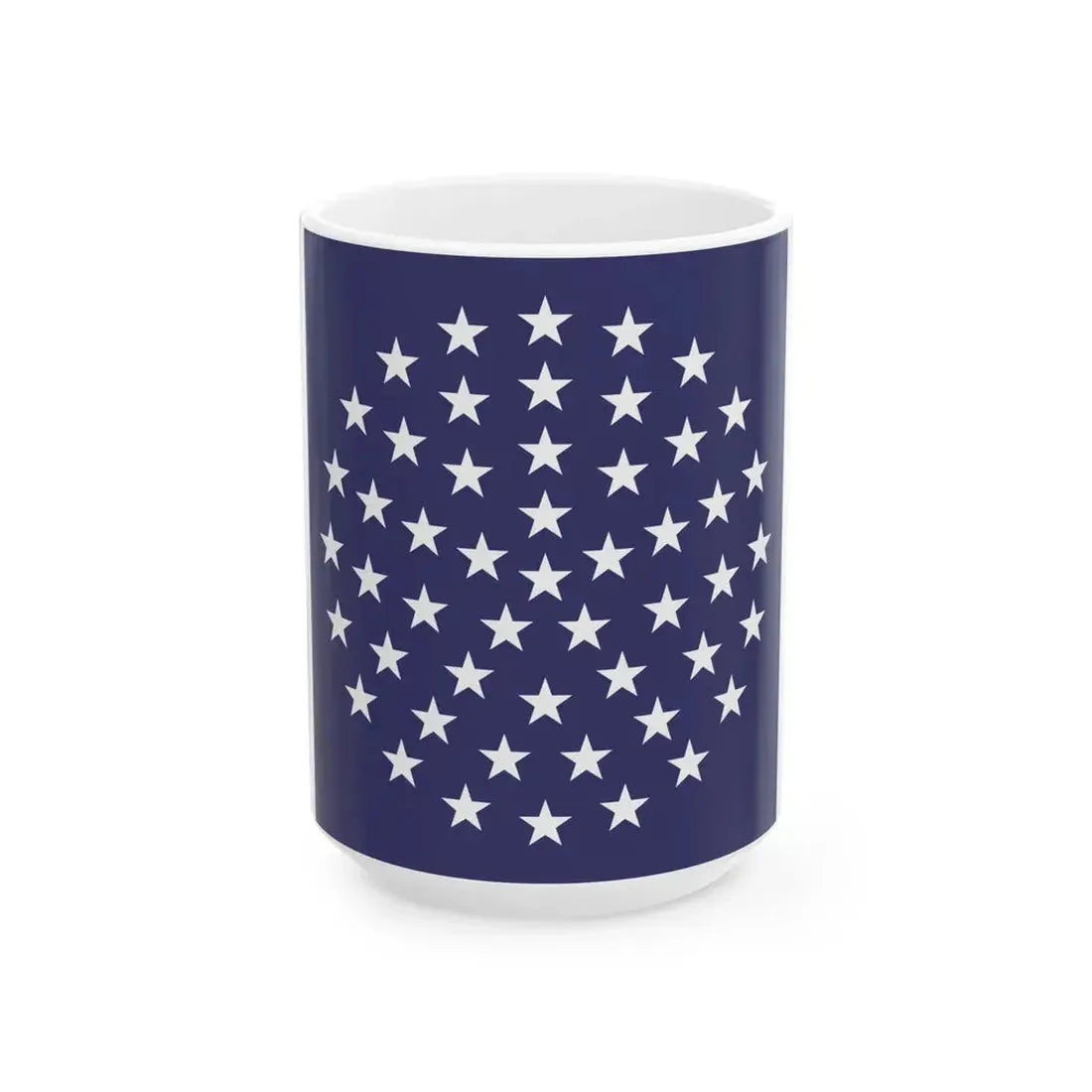 US 51-star alternate union jack (United States) White Coffee Mug 15oz - Go Mug Yourself