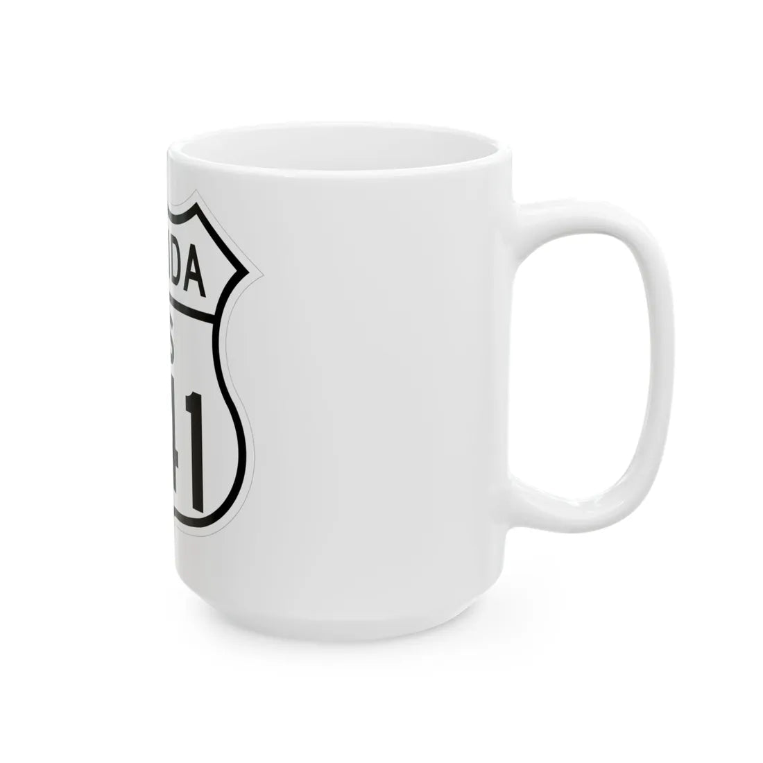 US 541 Florida 1948 (Florida) (Road Sign) White Coffee Mug - Go Mug Yourself