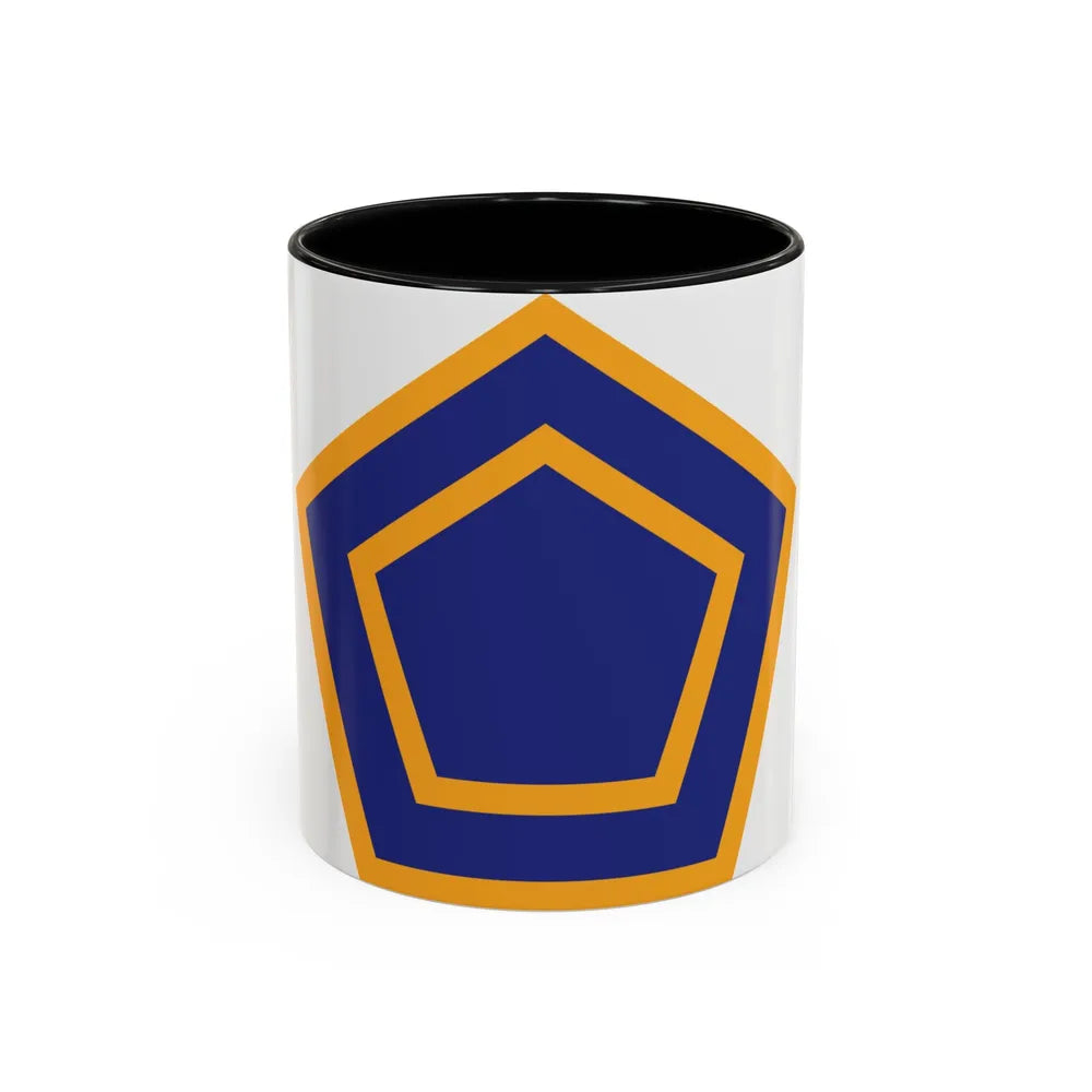US 55th Infantry Division (U.S. Army) Accent Coffee Mug 11oz Black - Go Mug Yourself