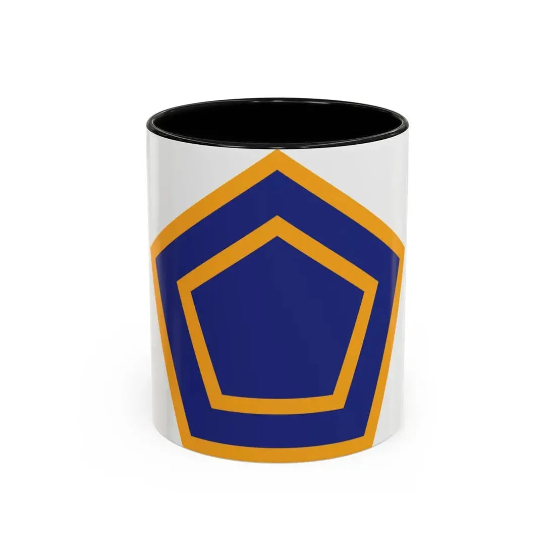 US 55th Infantry Division (U.S. Army) Accent Coffee Mug 11oz Black - Go Mug Yourself