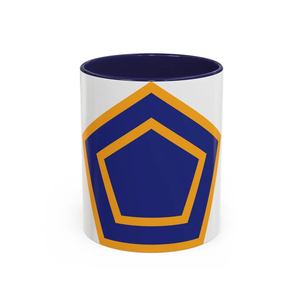US 55th Infantry Division (U.S. Army) Accent Coffee Mug 11oz Navy - Go Mug Yourself