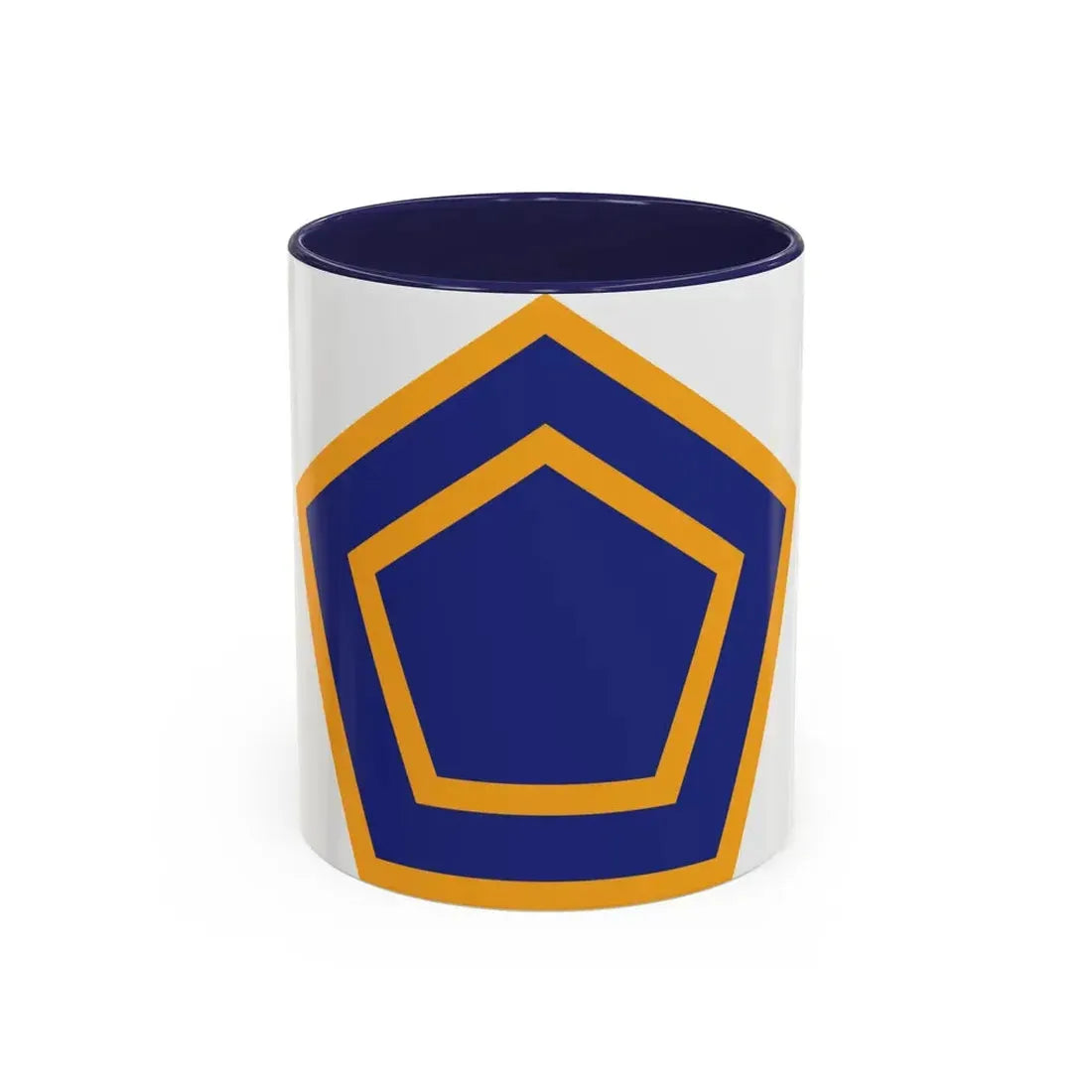 US 55th Infantry Division (U.S. Army) Accent Coffee Mug 11oz Navy - Go Mug Yourself