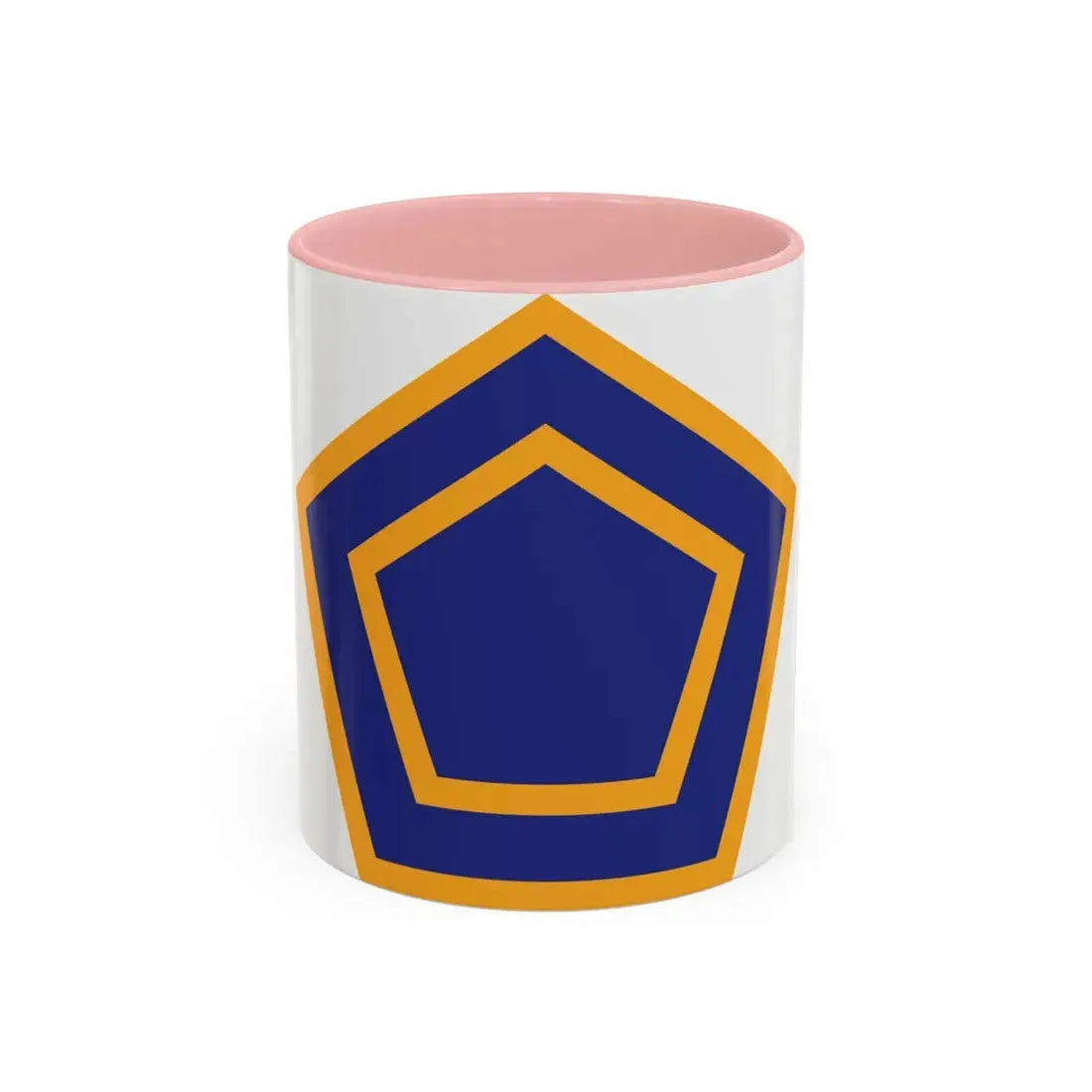 US 55th Infantry Division (U.S. Army) Accent Coffee Mug 11oz Pink - Go Mug Yourself