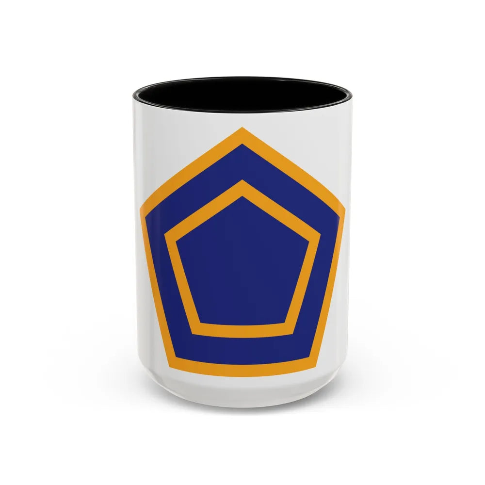 US 55th Infantry Division (U.S. Army) Accent Coffee Mug 15oz Black - Go Mug Yourself