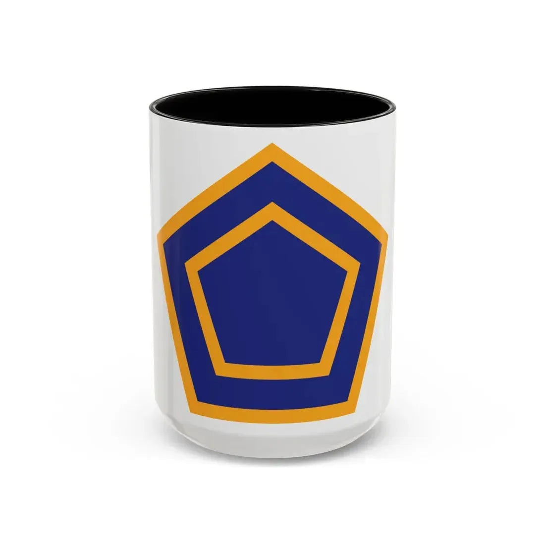 US 55th Infantry Division (U.S. Army) Accent Coffee Mug 15oz Black - Go Mug Yourself