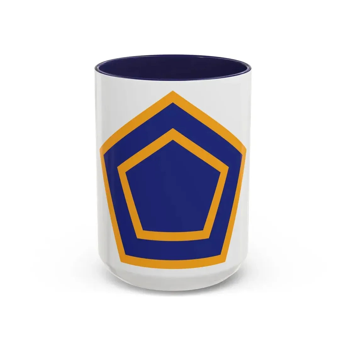US 55th Infantry Division (U.S. Army) Accent Coffee Mug 15oz Navy - Go Mug Yourself