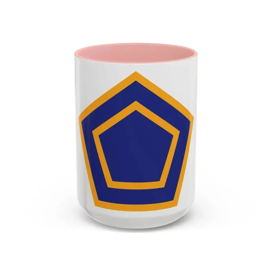 US 55th Infantry Division (U.S. Army) Accent Coffee Mug 15oz Pink - Go Mug Yourself
