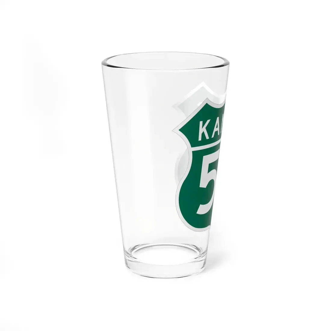 US 56 Kansas 1962 (Kansas) (Road Sign) Pint Glss 16oz - Go Mug Yourself