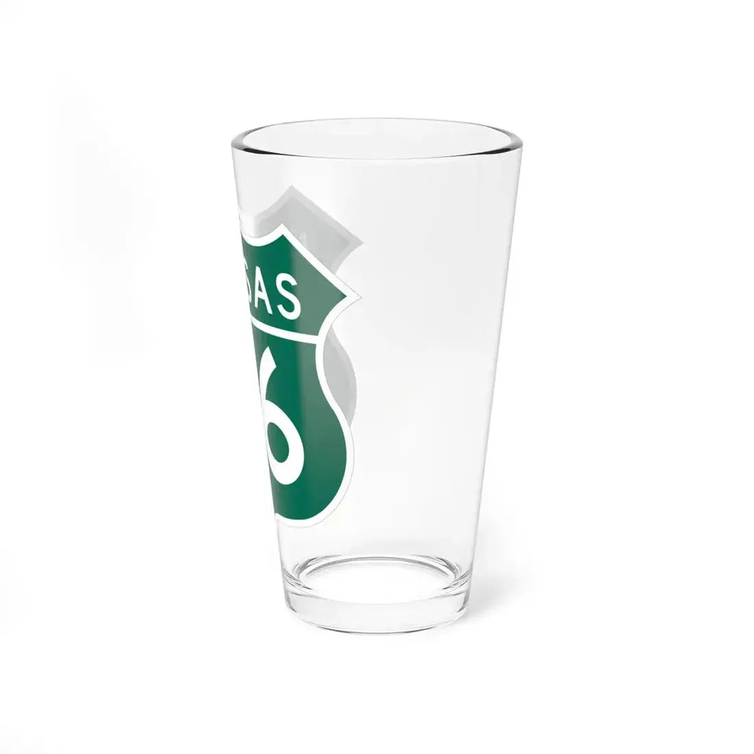 US 56 Kansas 1962 (Kansas) (Road Sign) Pint Glss 16oz - Go Mug Yourself