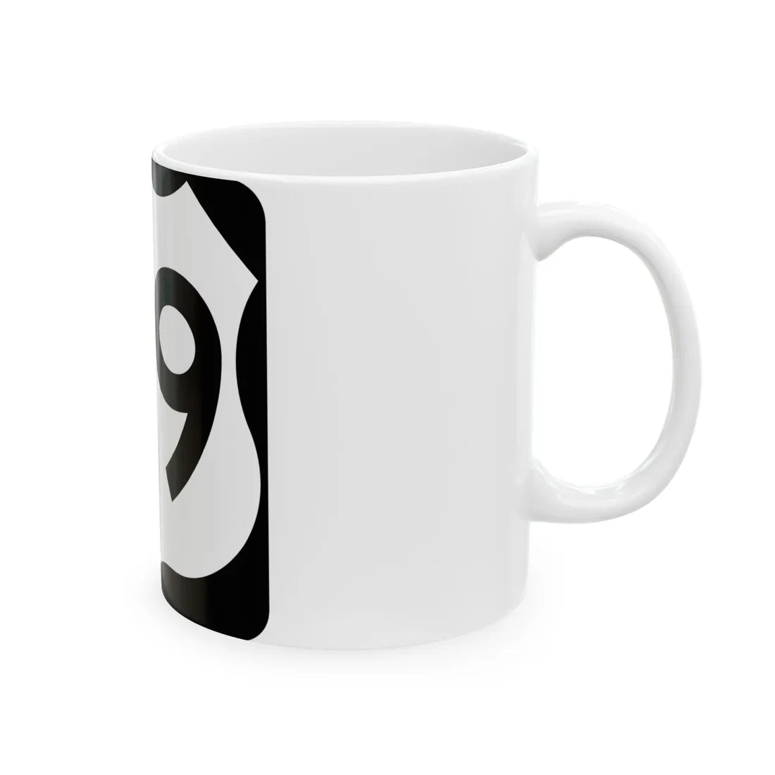 US 59-R (Texas) (Road Sign) White Coffee Mug - Go Mug Yourself