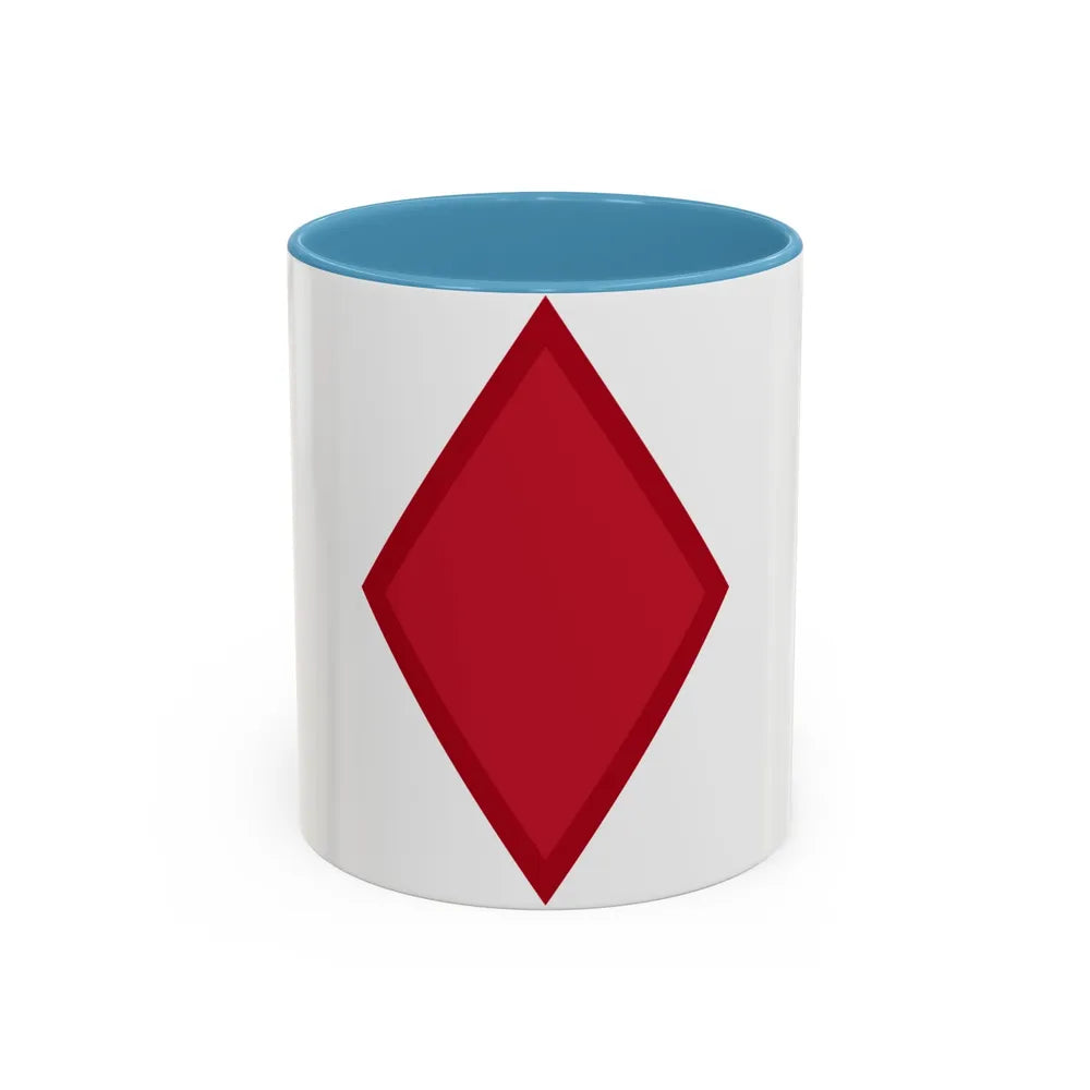 US 5th Infantry Division (U.S. Army) Accent Coffee Mug 11oz Light Blue - Go Mug Yourself