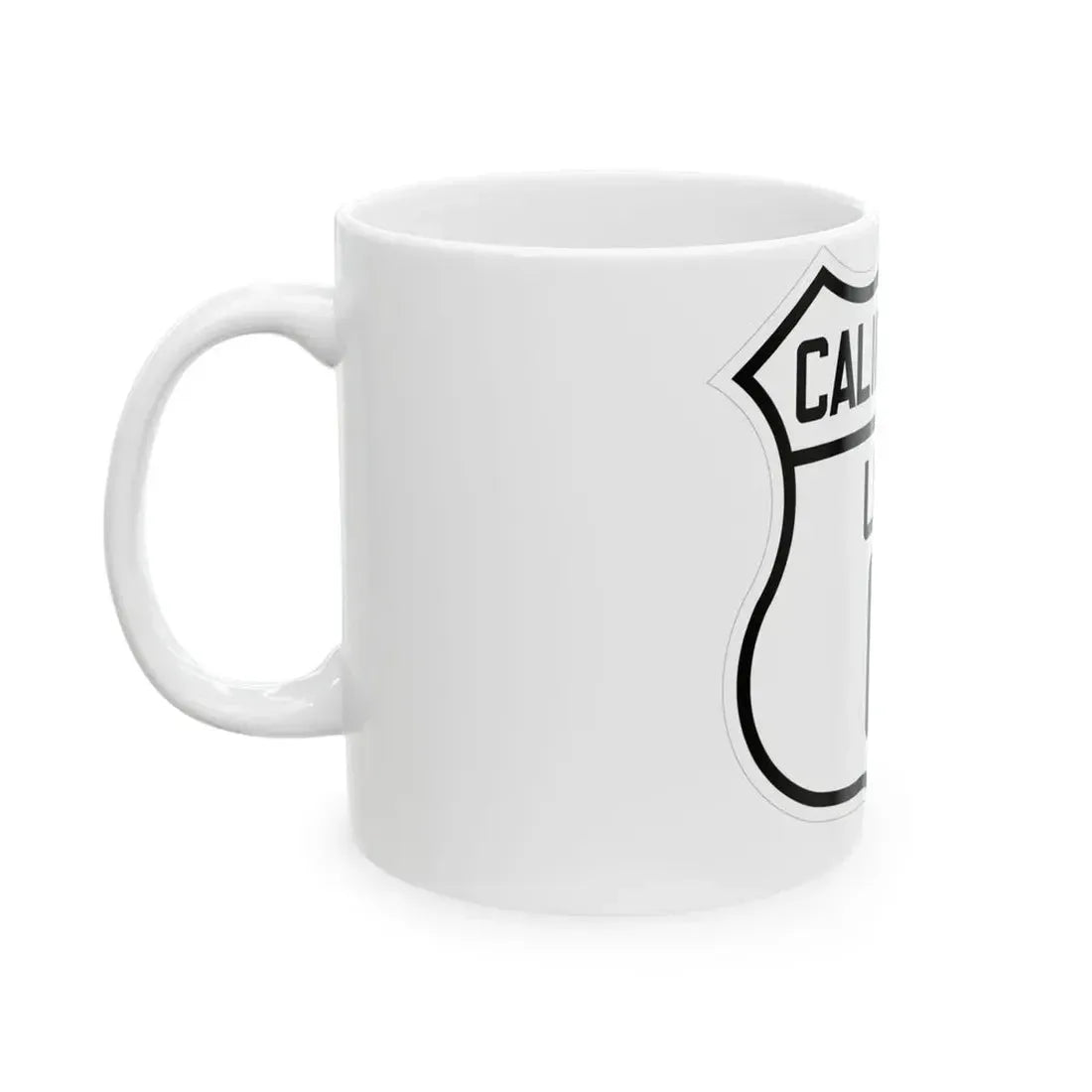 US 6 California 1926 (California) (Road Sign) White Coffee Mug - Go Mug Yourself