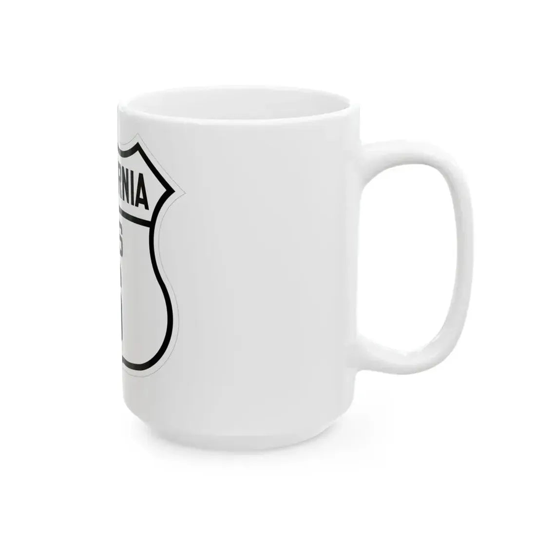 US 6 California 1926 (California) (Road Sign) White Coffee Mug - Go Mug Yourself