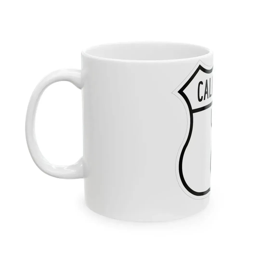 US 6 California 1948 (California) (Road Sign) White Coffee Mug - Go Mug Yourself