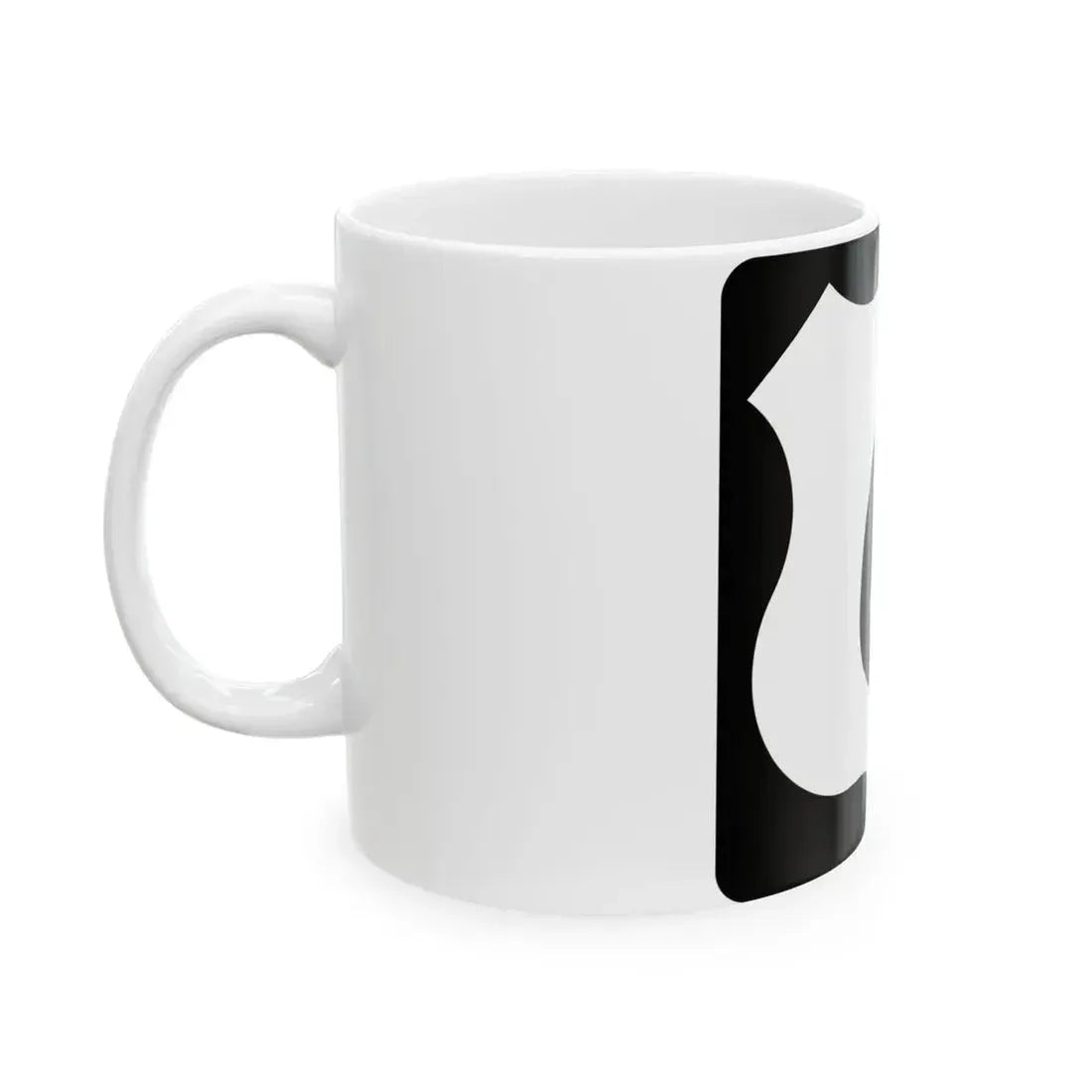 US 6 IA (Iowa) (Road Sign) White Coffee Mug - Go Mug Yourself