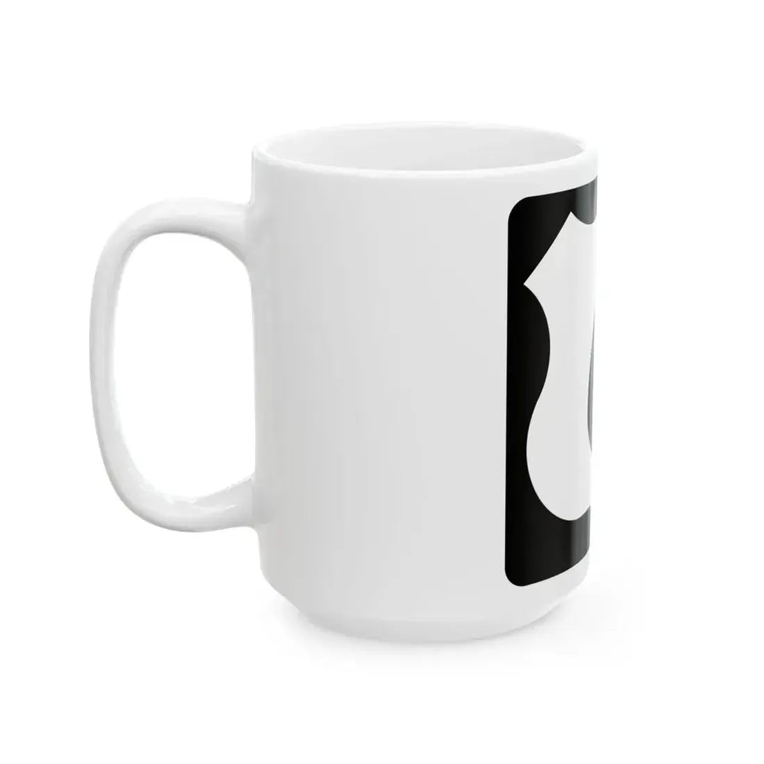 US 6 IA (Iowa) (Road Sign) White Coffee Mug - Go Mug Yourself