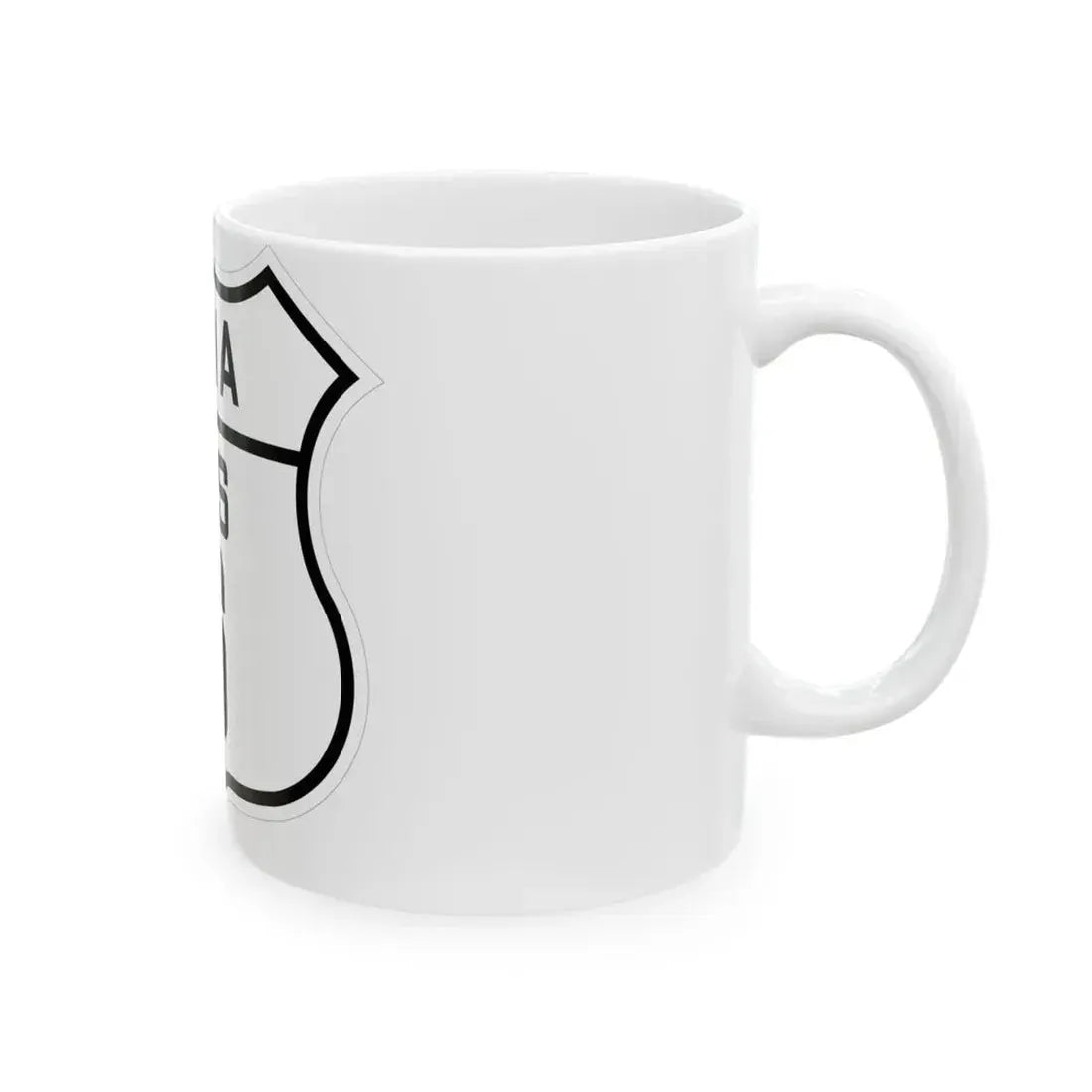 US 6 Iowa 1926 (Iowa) (Road Sign) White Coffee Mug - Go Mug Yourself