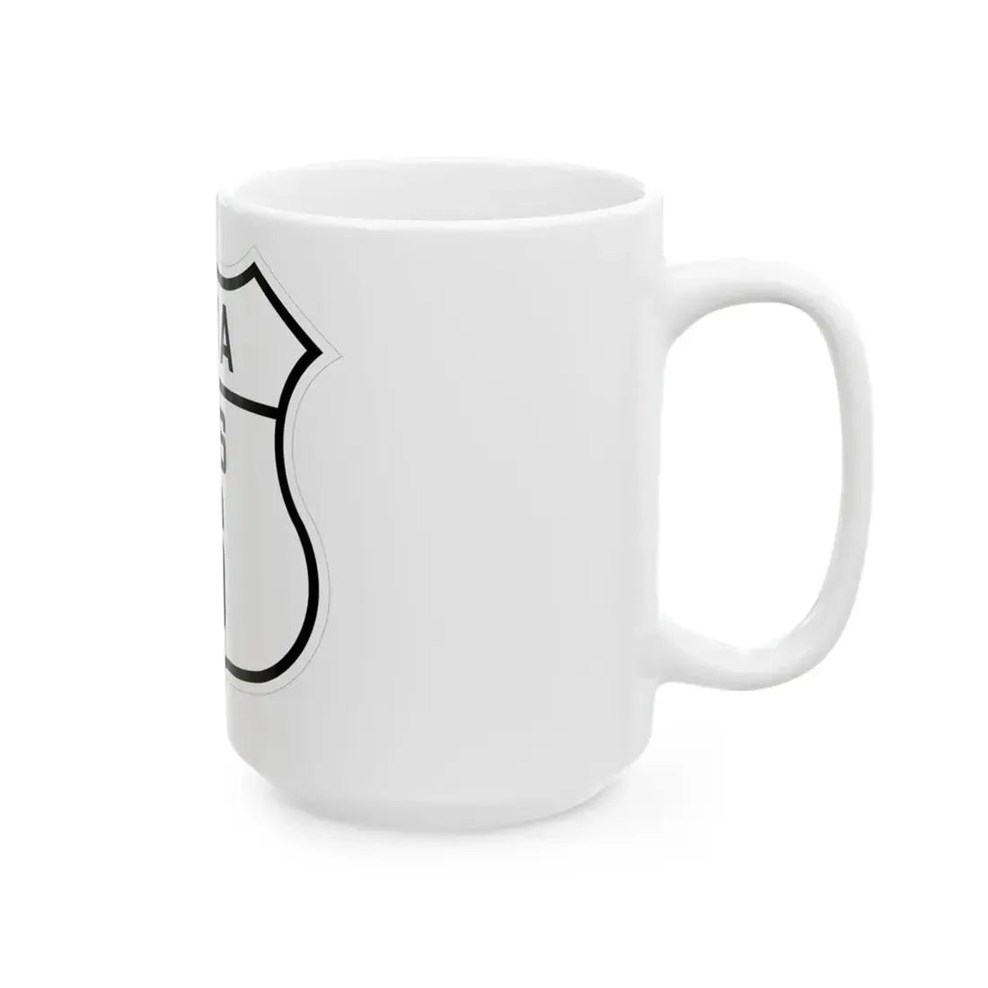 US 6 Iowa 1926 (Iowa) (Road Sign) White Coffee Mug - Go Mug Yourself