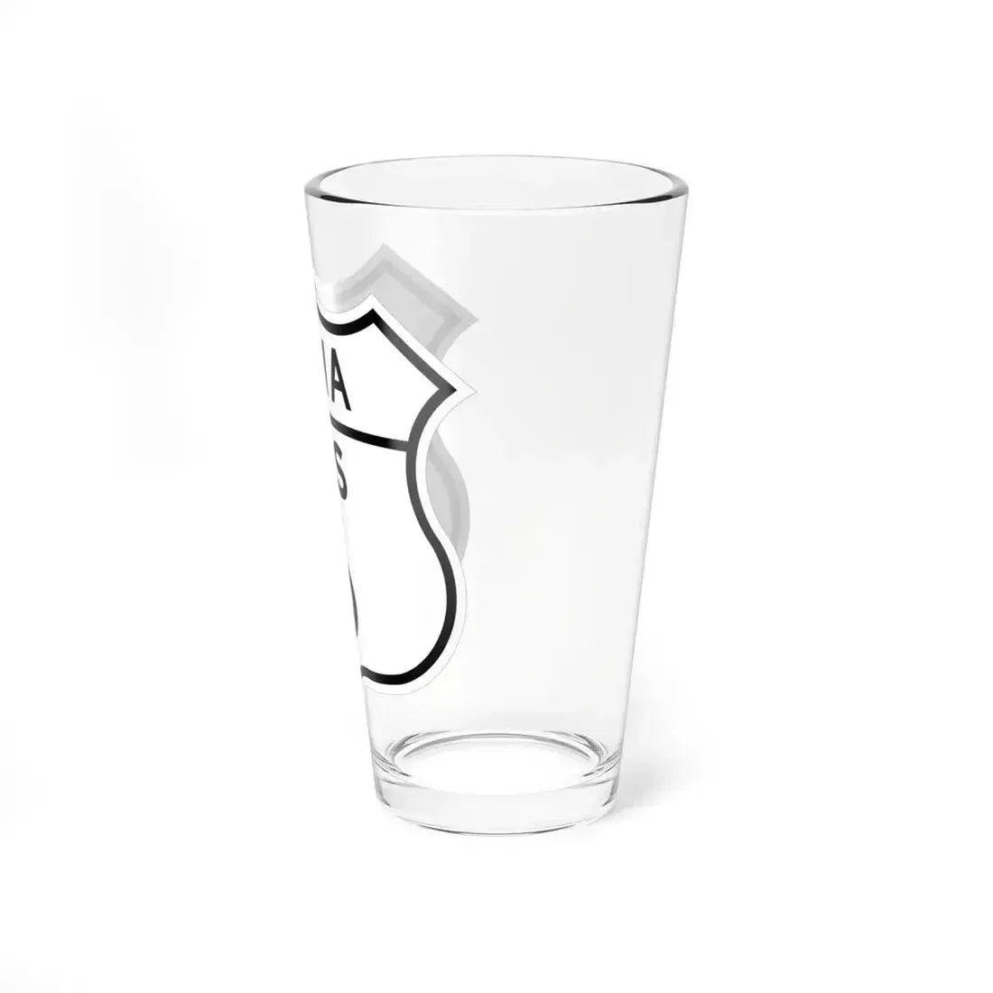 US 6 Iowa 1948 (Iowa) (Road Sign) Pint Glass 16oz - Go Mug Yourself