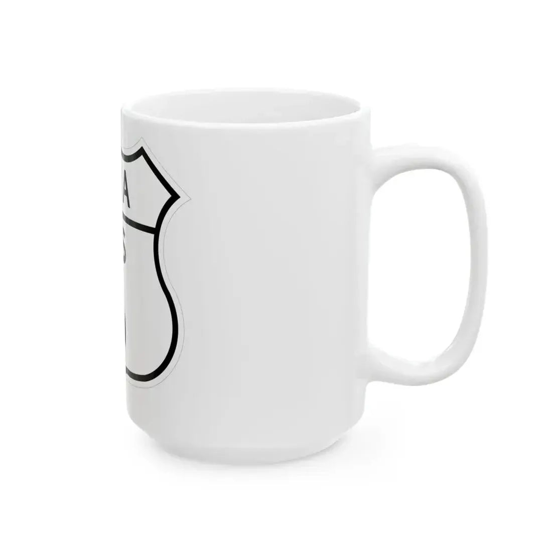 US 6 Iowa 1948 (Iowa) (Road Sign) White Coffee Mug - Go Mug Yourself