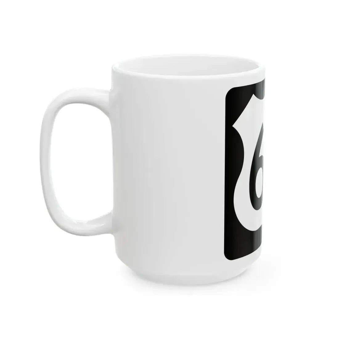 US 63 IA (Iowa) (Road Sign) White Coffee Mug - Go Mug Yourself