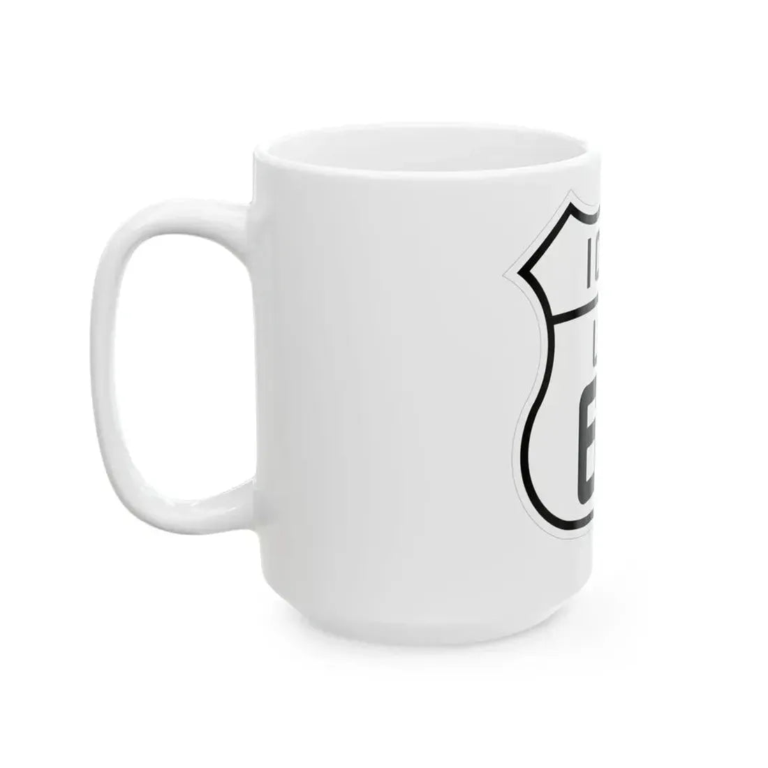 US 63 Iowa 1926 (Iowa) (Road Sign) White Coffee Mug - Go Mug Yourself