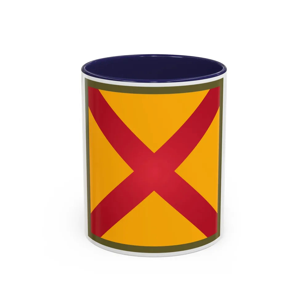 US 63rd Cavalry Division (U.S. Army) Accent Coffee Mug 11oz Navy - Go Mug Yourself