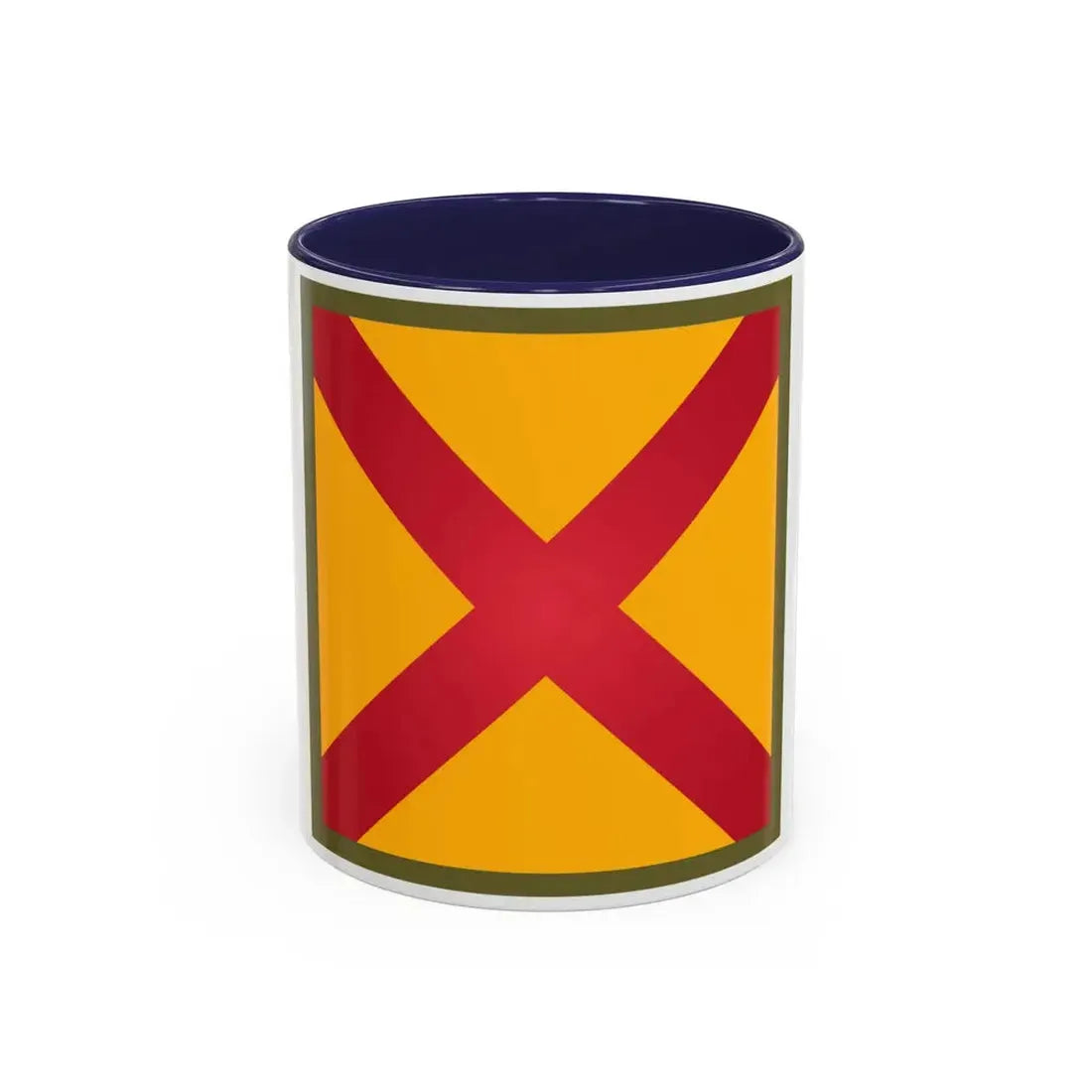 US 63rd Cavalry Division (U.S. Army) Accent Coffee Mug 11oz Navy - Go Mug Yourself