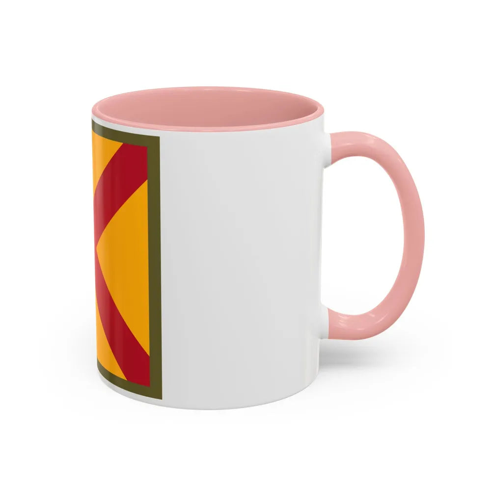 US 63rd Cavalry Division (U.S. Army) Accent Coffee Mug - Go Mug Yourself
