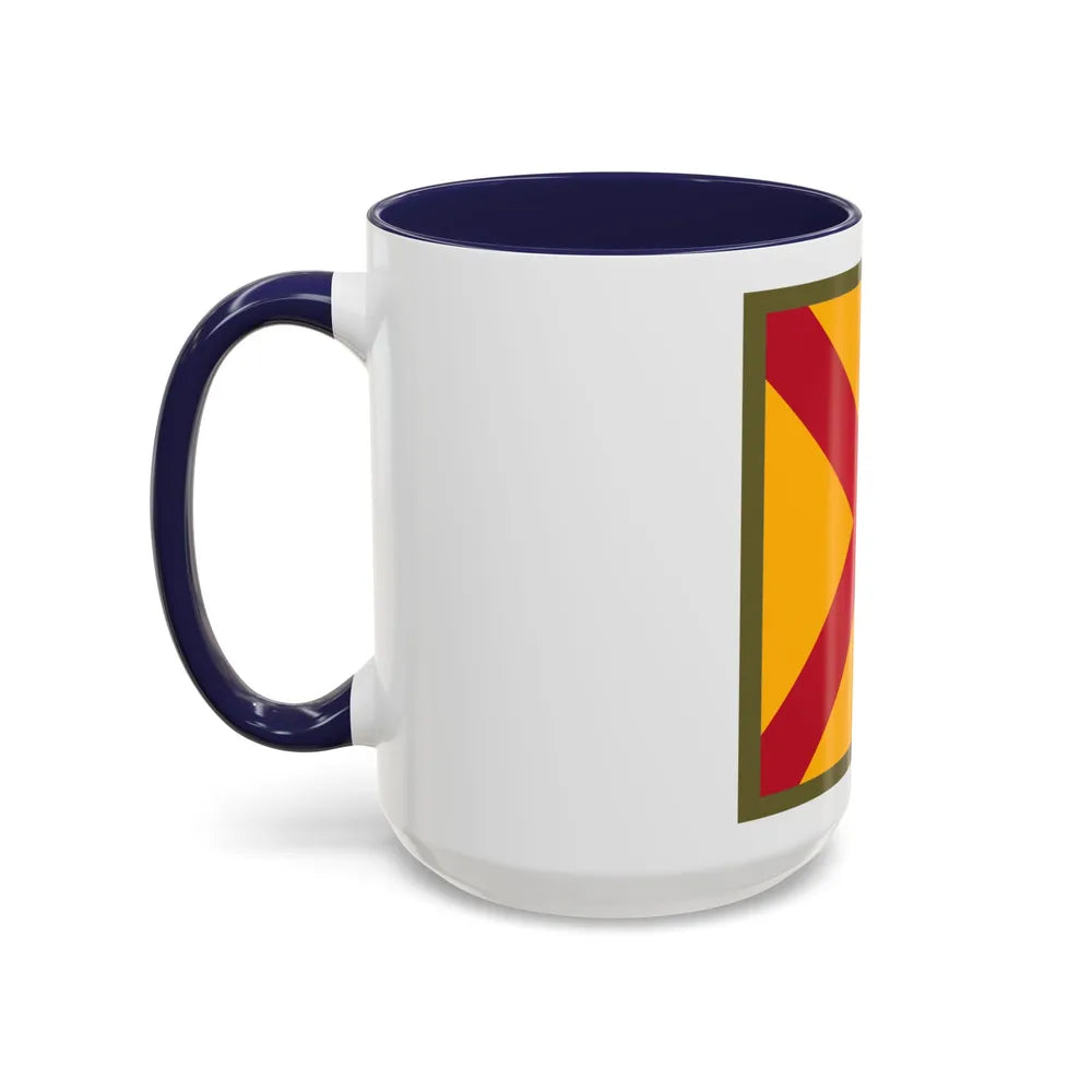 US 63rd Cavalry Division (U.S. Army) Accent Coffee Mug - Go Mug Yourself