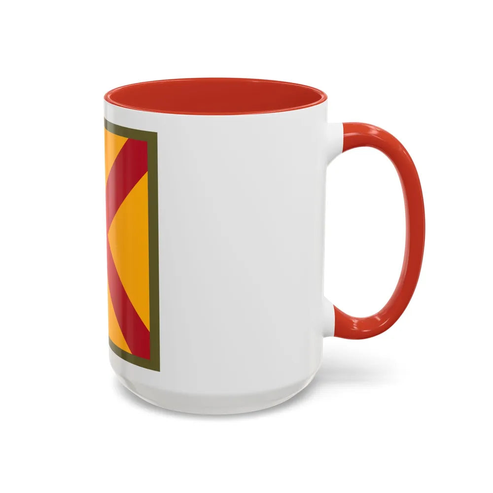US 63rd Cavalry Division (U.S. Army) Accent Coffee Mug - Go Mug Yourself