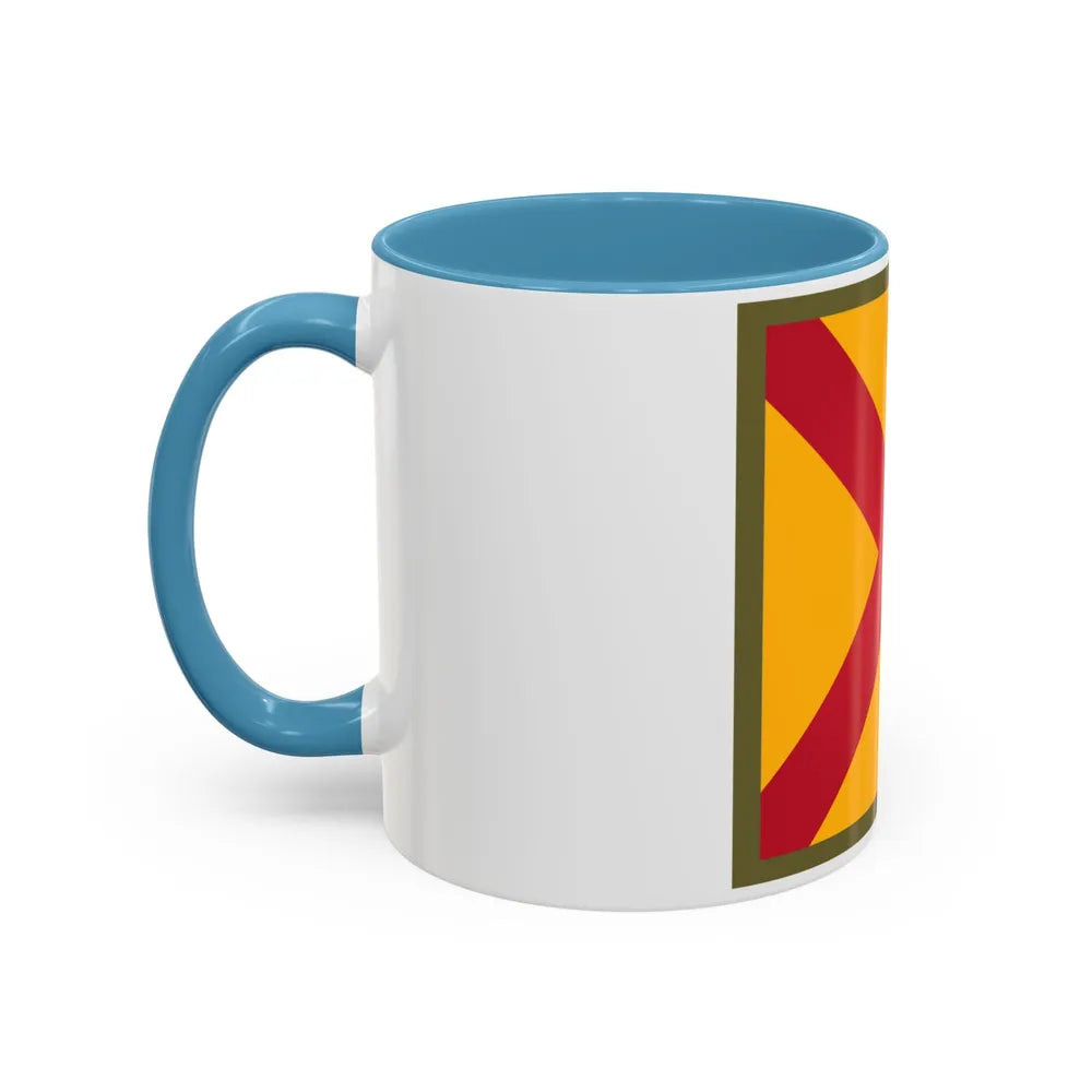US 63rd Cavalry Division (U.S. Army) Accent Coffee Mug - Go Mug Yourself