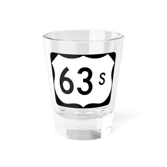 US 63S (Arkansas) (Road Sign) Shot Glass 1.5oz 1.5oz - Go Mug Yourself