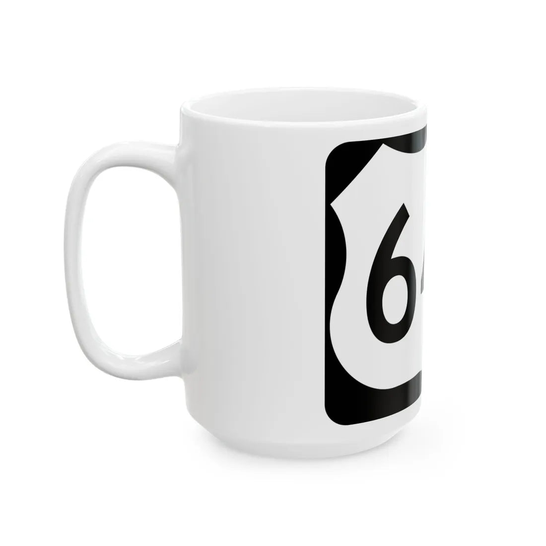 US 64A (North Carolina) (Road Sign) White Coffee Mug - Go Mug Yourself