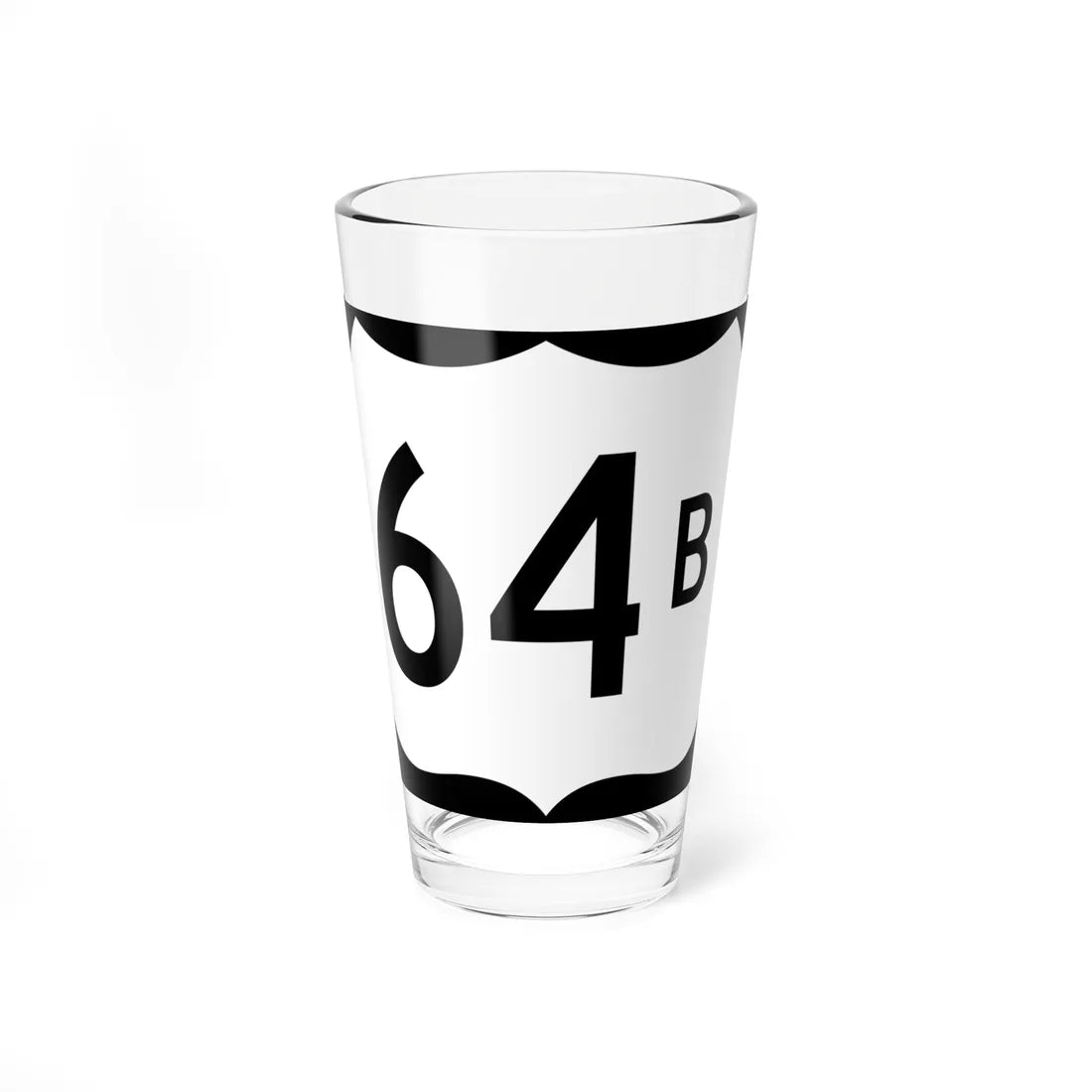 US 64B (Arkansas) (Road Sign) Pint Glss 16oz 16oz - Go Mug Yourself