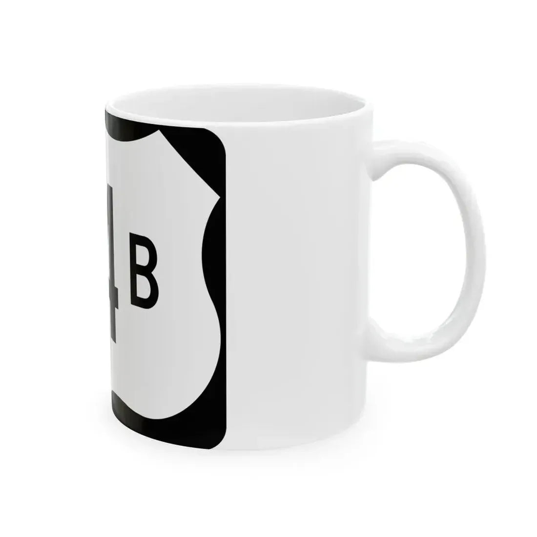 US 64B (Arkansas) (Road Sign) White Coffee Mug - Go Mug Yourself