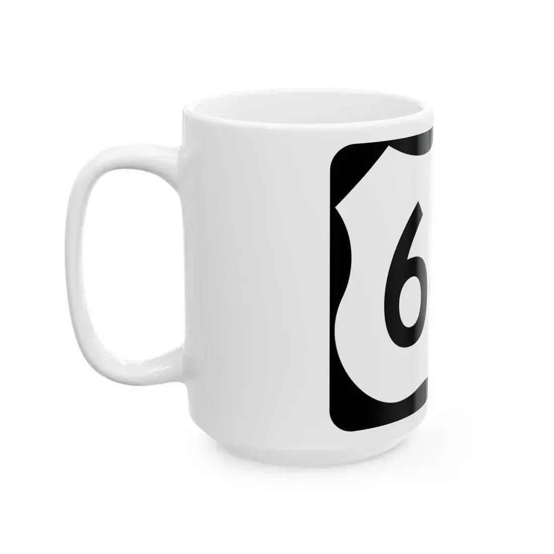 US 64C (Arkansas) (Road Sign) White Coffee Mug - Go Mug Yourself