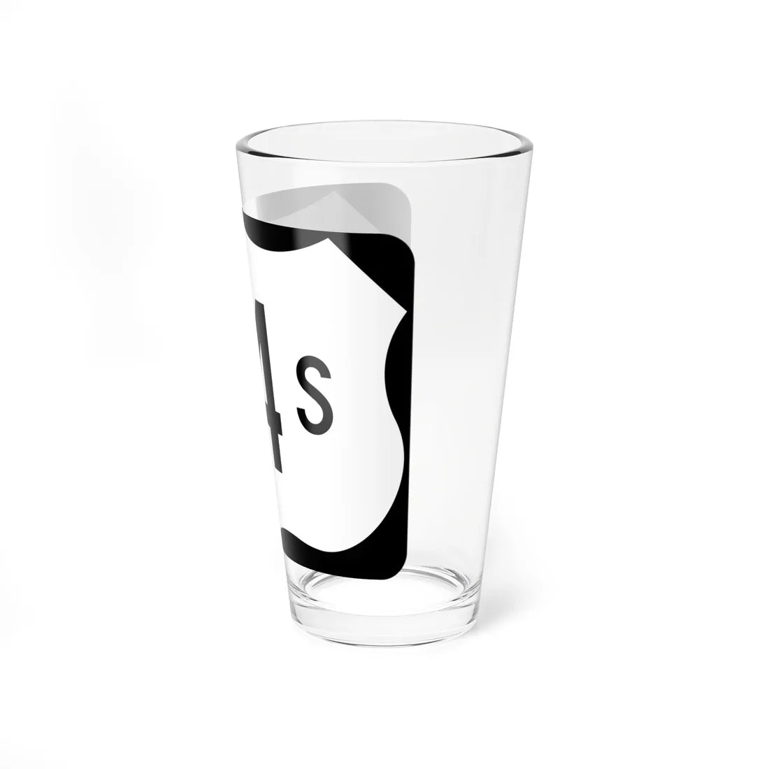 US 64S (Arkansas) (Road Sign) Pint Glss 16oz - Go Mug Yourself